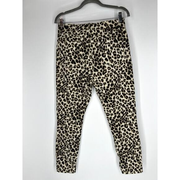Frame denim ali high rise cigarette cheetah jeans 29 - Picture 4 of 5